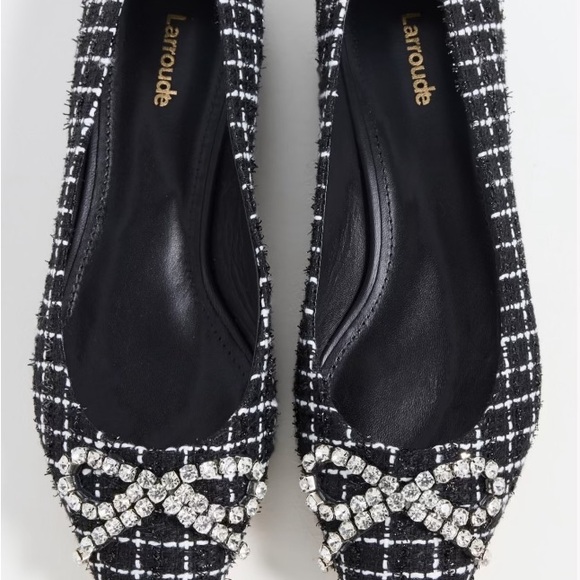 Larroude plaid bow Flats - Picture 4 of 5